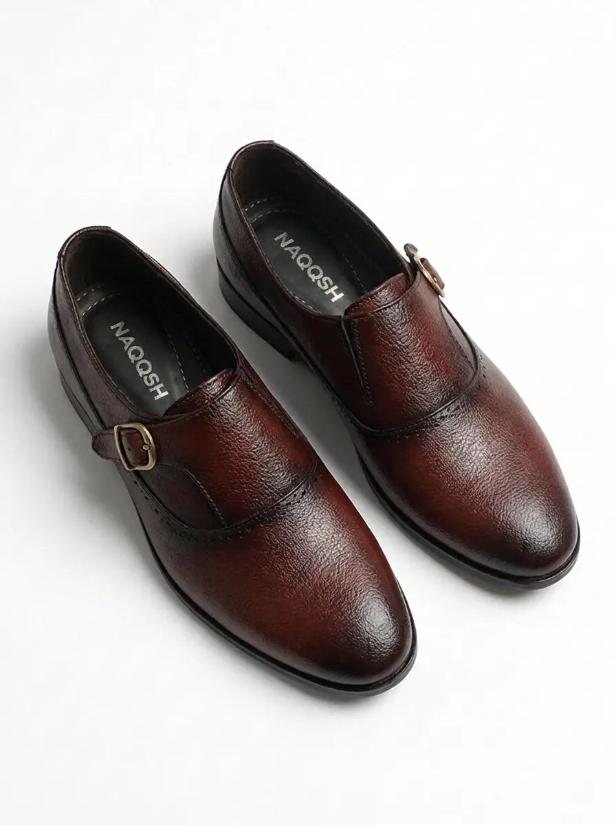 DARK GARNET MONK STRAP