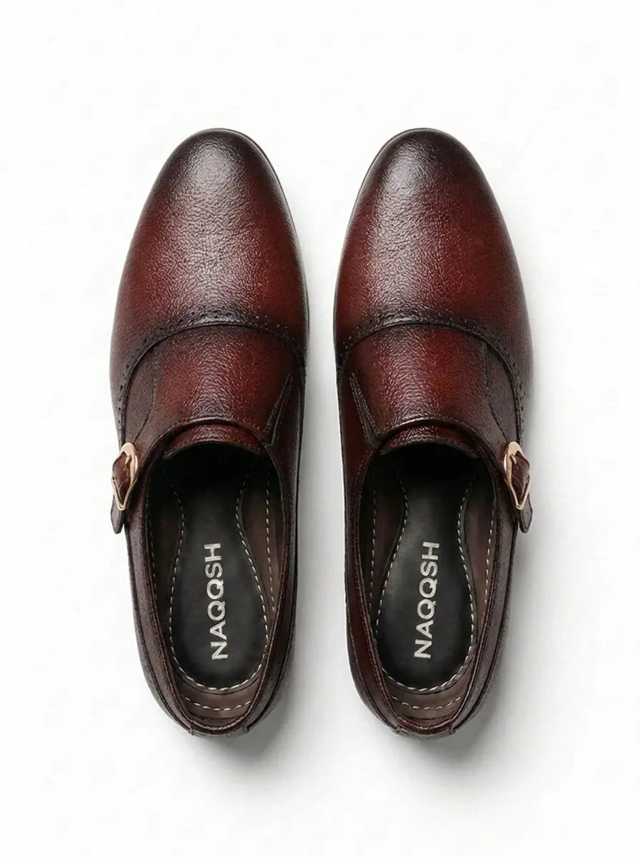 DARK GARNET MONK STRAP