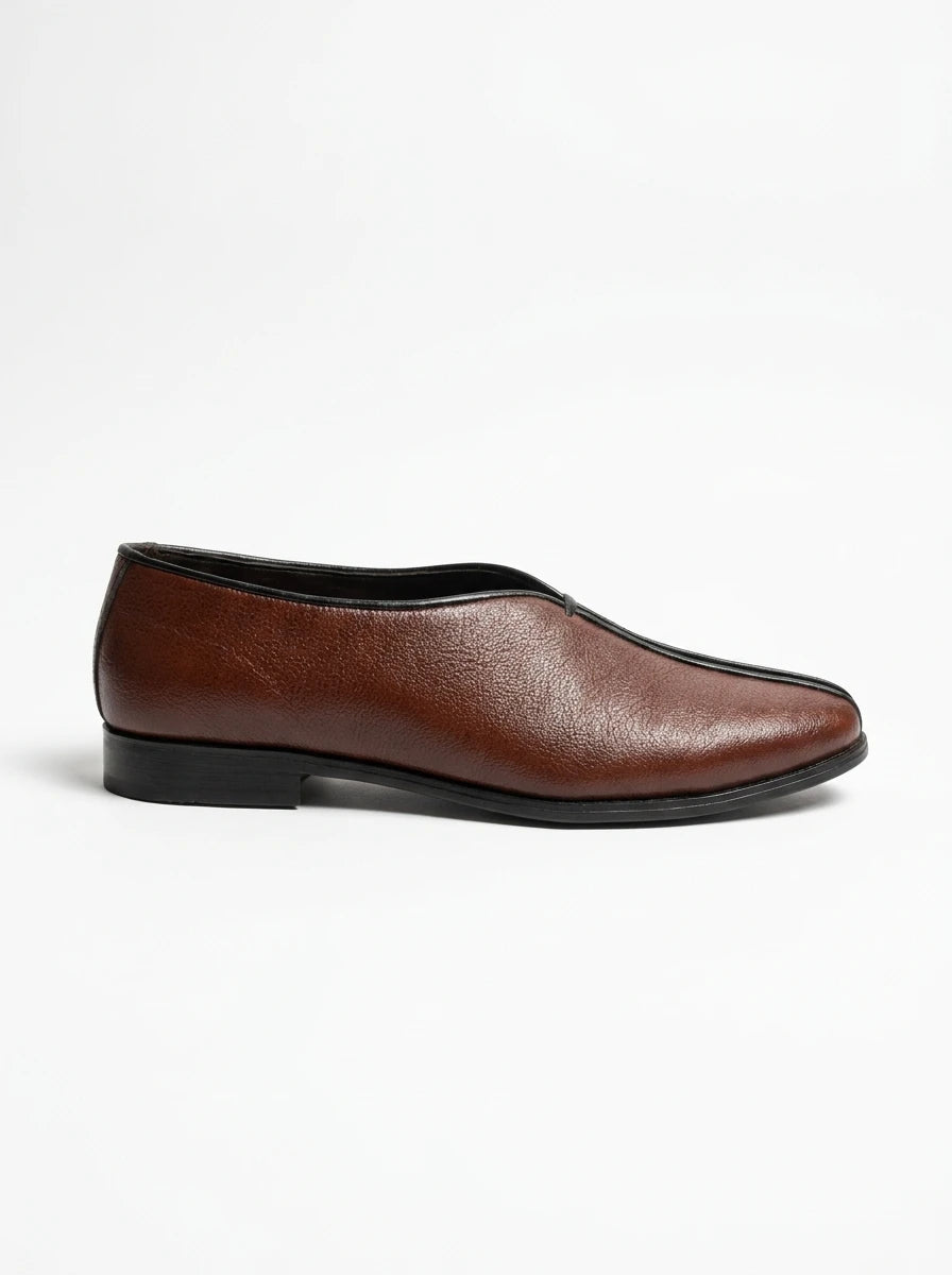 GARNET PIPED LOAFER