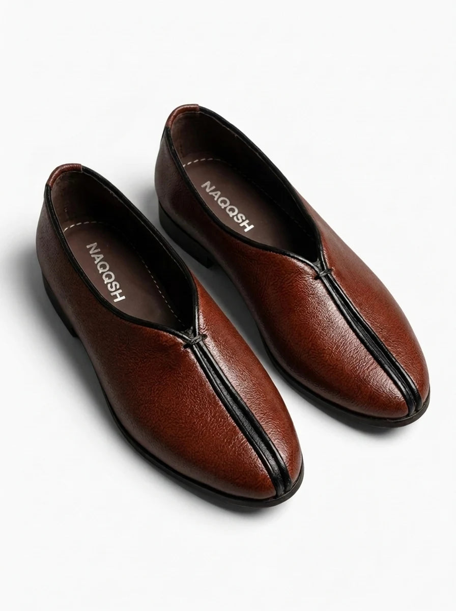 GARNET PIPED LOAFER