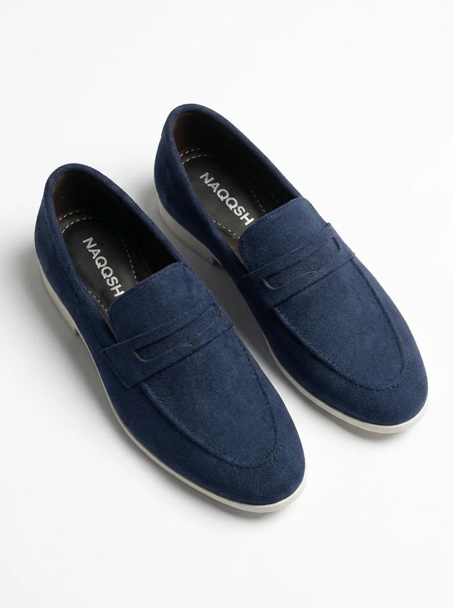 NAVY BLUE PENNY LOAFER