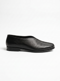 BLACK PIPED LOAFER
